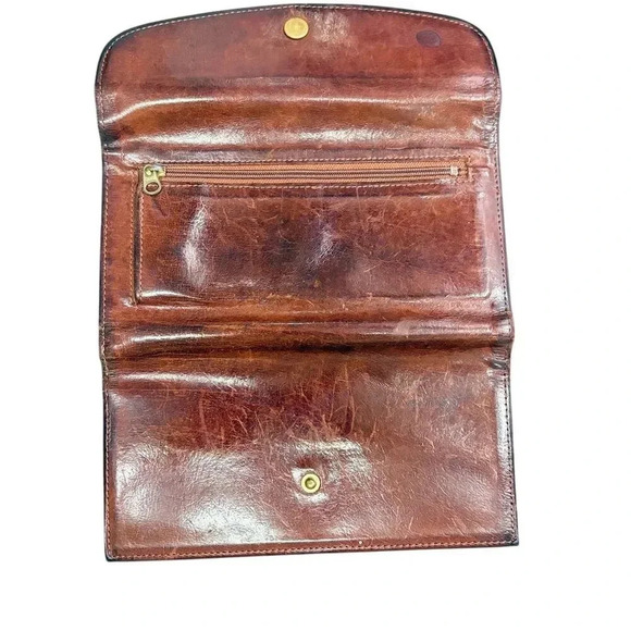 Vintage Coach Women’s Brown Leather Wallet - Luxury Logo Zipper Design - Picture 10 of 11